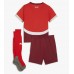 Camiseta Suiza Primera Equipación para niños Eurocopa 2024 manga corta (+ pantalones cortos)